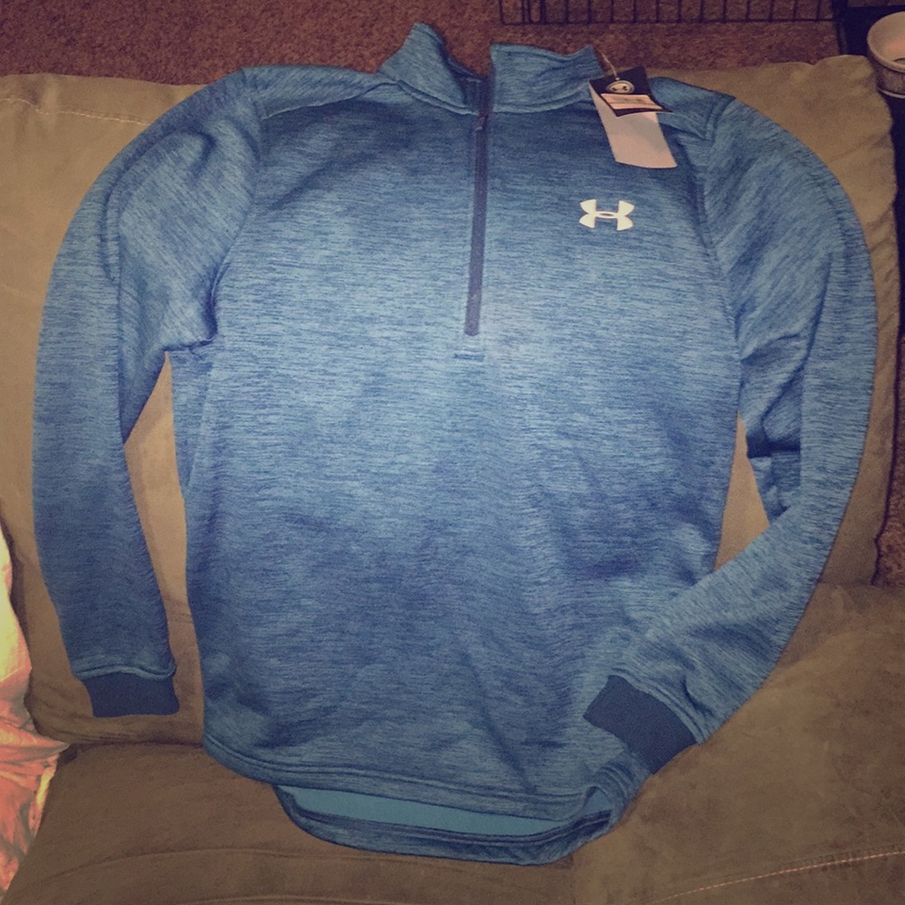 Under armor half zip fleece jacket